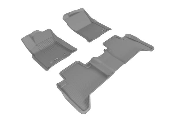 3D MAXpider - 3D MAXpider TOYOTA TACOMA DOUBLE CAB 2016-2017 KAGU GRAY R1 R2 (PASSENGER'S SIDE NO RETENTION)