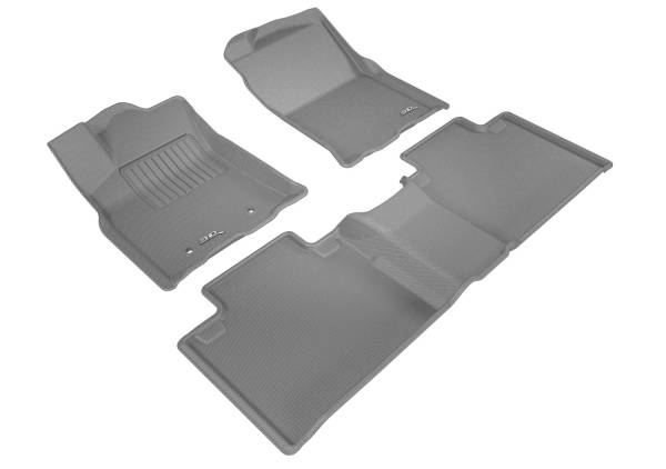 3D MAXpider - 3D MAXpider TOYOTA TACOMA ACCESS CAB 2016-2017 KAGU GRAY R1 R2 (R1 PASSENGER'S SIDE NO EYELET, R2 W/O SEAT)