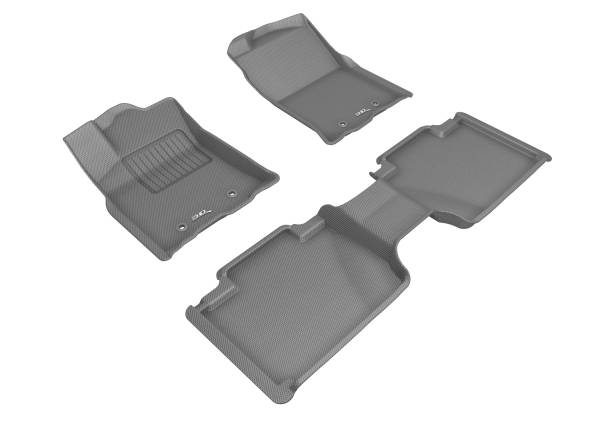 3D MAXpider - 3D MAXpider L1TY20901502 TOYOTA TACOMA ACCESS CAB 2018-2020 KAGU GRAY R1 R2 (R2 WITH SEATS)