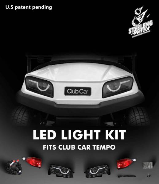 Steeleng Goft Carts - SGC - SGC Steeleng Meteor Basic Light Kit LED - CLUB CAR TEMPO GOLF CART 2018-Up