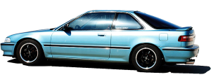 QAA - Acura Integra 1986-1989, 2-door, Coupe (6 piece Stainless Steel Rocker Panel Trim, Full Kit 8" Width Spans from the bottom of the molding to the bottom of the door.) TH87970 QAA - Image 2