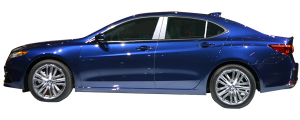 QAA - Acura TLX 2015-2020, 4-door, Sedan (6 piece Stainless Steel Pillar Post Trim ) PP15296 QAA - Image 2