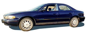 QAA - Buick Century 1997-2004, 4-door, Sedan (4 piece Stainless Steel Pillar Post Trim ) PP37540 QAA - Image 2