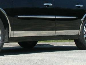 Buick LaCrosse 2005-2009, 4-door, Sedan (8 piece Stainless Steel Rocker Panel Trim, Lower Kit 3.5" Width Spans from the bottom of the door UP to the specified width.) TH45520 QAA