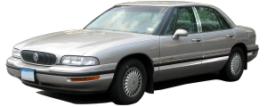 QAA - Buick LeSabre 1997-1999, 4-door, Sedan (10 piece Stainless Steel Rocker Panel Trim, Upper Kit 3" Width, Full Length, Includes coverage from the wheel well to the bumper on the front and rear Spans from the bottom of the molding DOWN to the specified width - Image 2