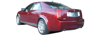 QAA - Cadillac CTS 2005-2007, 4-door, Sedan (1 piece Stainless Steel License Plate Bezel ) LP45250 QAA - Image 3