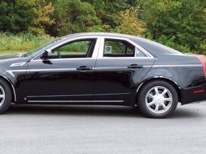 Chrome Trim - More Trim Options - QAA - Cadillac CTS 2008-2013, 4-door, Sedan (14 piece Stainless Steel Body Side Molding Accent Trim Arrow - 1" wide Kit includes six pieces on the driver's side.The passenger side includes two extra pieces - on the Gas Door and to the rear of the Gas Door.) AT4