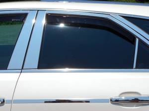 QAA - Cadillac CTS 2008-2013, 4-door, Sedan (6 piece Stainless Steel Pillar Post Trim ) PP48251 QAA - Image 1