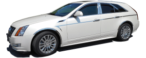 QAA - Cadillac CTS Sport Wagon 2010-2014, 4-door, Sport Wagon (2 piece Chrome Plated ABS plastic Mirror Cover Set ) MC48251 QAA - Image 2