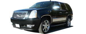 QAA - Cadillac Escalade 2007-2014, 4-door, SUV (1 piece Stainless Steel License Plate Bezel ) LP47195 QAA - Image 2