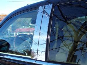 QAA - Cadillac Escalade 2007-2014, 4-door, SUV (4 piece Stainless Steel Pillar Post Trim ) PP47255 QAA - Image 1