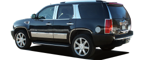 QAA - Cadillac Escalade 2007-2014, 4-door, EXT (4 piece Stainless Steel Rocker Panel Trim, Upper Kit 6" Width Spans from the bottom of the molding DOWN to the specified width.) TH47257 QAA - Image 3