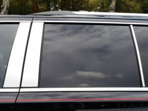 QAA - Cadillac Escalade 2015-2020, 4-door, SUV (6 piece Stainless Steel Pillar Post Trim ) PP55196 QAA - Image 1