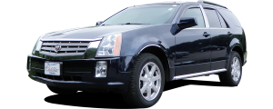 QAA - Cadillac SRX 2004-2009, 4-door, SUV (3 piece Stainless Steel License Plate Surround Trim ) LPS44260 QAA - Image 2