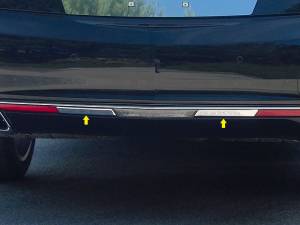 QAA - Cadillac XTS 2013-2017, 4-door, Sedan (2 piece Stainless Steel Accent Trim Fits Between Rear Marker Lights, fits model with Dual Exhaust ONLY ) ML53245 QAA - Image 1