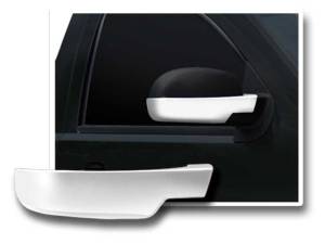 Chevrolet Avalanche 2007-2013, 4-door, Pickup Truck (2 piece Chrome Plated ABS plastic Mirror Cover Set Bottom Half Only ) MC47197 QAA