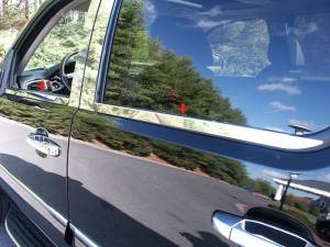 QAA - Chevrolet Avalanche 2007-2013, 4-door, Pickup Truck (4 piece Stainless Steel Window Sill Trim Set ) WS47184 QAA - Image 1