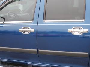 QAA - Chevrolet Colorado 2004-2012, 4-door, Pickup Truck (4 piece Stainless Steel Window Sill Trim Set ) WS44150 QAA - Image 1