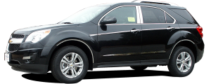 QAA - Chevrolet Equinox 2010-2017, 4-door, SUV, LS, LT (2 piece Chrome Plated ABS plastic Mirror Cover Set Top Half Only ) MC50160 QAA - Image 2