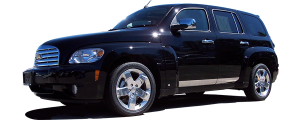QAA - Chevrolet HHR 2006-2011, 4-door, Wagon (1 piece Stainless Steel License Plate Bezel 8.125" Width ) LP46140 QAA - Image 2