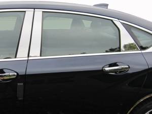 QAA - Chevrolet Impala 2014-2020, 4-door, Sedan, Does NOT fit the Limited (6 piece Stainless Steel Pillar Post Trim ) PP54136 QAA - Image 1