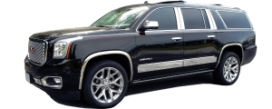QAA - GMC Yukon 2015-2020, 4-door, SUV (2 piece Chrome Plated ABS plastic Mirror Cover Set Snap on replacement set ) MC55195 QAA - Image 2