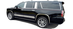 QAA - GMC Yukon 2015-2020, 4-door, SUV (2 piece Chrome Plated ABS plastic Mirror Cover Set Snap on replacement set ) MC55195 QAA - Image 5