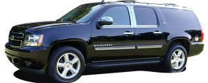 QAA - Chevrolet Suburban 2007-2014, 4-door, SUV (1 piece Chrome Plated ABS plastic License Bar, Above plate accent Trim Full Face ) LBP47195 QAA - Image 2