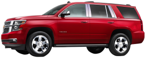 QAA - Chevrolet Tahoe 2015-2020, 4-door, SUV (2 piece Chrome Plated ABS plastic Mirror Cover Set Snap on replacement set ) MC55195 QAA - Image 2