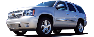 QAA - Chevrolet Tahoe 2007-2014, 4-door, SUV (1 piece Stainless Steel Rear Deck Trim, Trunk Lid Accent 3.5" Width ) RD47195 QAA - Image 2