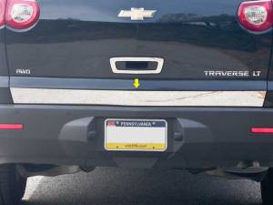 Chevrolet Traverse 2009-2012, 4-door, SUV (1 piece Stainless Steel Rear Deck Trim, Trunk Lid Accent 3" Width ) RD49166 QAA