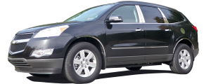 QAA - Chevrolet Traverse 2009-2017, 4-door, SUV (4 piece Stainless Steel Rocker Panel Trim, Insert Kit 0.75" Width, Cut Long, No "GM" Logo, No "TRAVERSE" Side Molding.) TH49167 QAA - Image 2