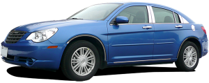QAA - Chrysler 200 2011-2014, 4-door, Sedan (8 piece Stainless Steel Pillar Post Trim ) PP47782 QAA - Image 2