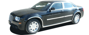 QAA - Chrysler 300 2005-2010, 4-door, Sedan (1 piece Stainless Steel License Plate Bezel ) LP45760 QAA - Image 3