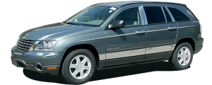 QAA - Chrysler Pacifica 2004-2007, 4-door, SUV (4 piece Stainless Steel Hood Accent Trim ) HT44750 QAA - Image 2