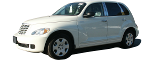 QAA - Chrysler PT Cruiser 2001-2005, 4-door, Hatchback (6 piece Stainless Steel Bumper Insert Trim ) BK41700-1 QAA - Image 2