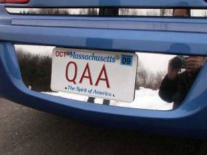 QAA - Chrysler Sebring 2007-2010, 4-door, Sedan (1 piece Stainless Steel License Plate Bezel ) LP47780 QAA - Image 1