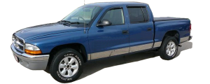 QAA - Dodge Dakota 2005-2007, 2-door, 4-door (4 piece Stainless Steel Pillar Post Trim ) PP45990 QAA - Image 2