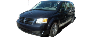 QAA - Dodge Grand Caravan 2008-2010, 4-door, Minivan (2 piece Chrome Plated ABS plastic Tail Light Bezels ) TL48895 QAA - Image 2