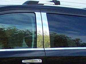 QAA - Dodge Journey 2009-2020, 4-door, SUV (4 piece Stainless Steel Pillar Post Trim ) PP49945 QAA - Image 1