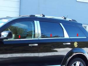 Chrome Trim - Window Trim - QAA - Dodge Journey 2009-2020, 4-door, SUV (6 piece Stainless Steel Window Sill Trim Set ) WS49945 QAA