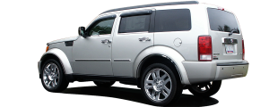 QAA - Dodge Nitro 2007-2011, 4-door, SUV (1 piece Stainless Steel License Bar, Above plate accent Trim with Logo Cut Out ) LB47940 QAA - Image 3
