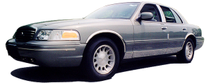 QAA - Ford Crown Victoria 1992-1997, 4-door, Sedan (4 piece Molded Stainless Steel Wheel Well Fender Trim Molding Clip on or screw in installation, Lock Tab and screws, hardware included.) WZ35480 QAA - Image 2