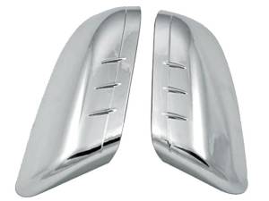 Ford Edge 2012-2014, 4-door, SUV (2 piece Chrome Plated ABS plastic Mirror Cover Set Top Half Only ) MC51360 QAA