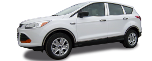 QAA - Ford Escape 2013-2016, 4-door, SUV (1 piece Stainless Steel License Plate Bezel ) LP53360 QAA - Image 2