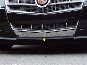 Cadillac CTS 2008-2013, 4-door, Sedan (1 piece Stainless Steel Front Grille Accent Trim Lower Insert ) SG48250 QAA