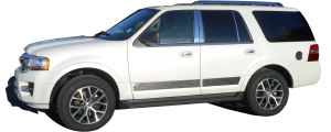 QAA - Ford Expedition 1997-2003, 4-door, SUV (4 piece Chrome Plated ABS plastic Door Handle Cover Kit Does NOT include passenger key access, Does NOT include keypad access ) DH37308 QAA - Image 2