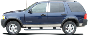 QAA - Ford Explorer 1991-2001, 4-door, SUV (4 piece Stainless Steel Pillar Post Trim ) PP30305 QAA - Image 2