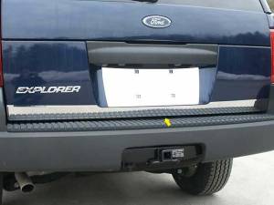 Ford Explorer 2002-2006, 4-door, SUV (1 piece Stainless Steel Rear Deck Trim, Trunk Lid Accent Lower ) RD44330 QAA