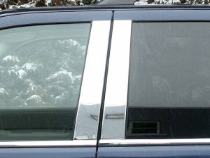 QAA - Ford Explorer 2002-2010, 4-door, SUV (4 piece Stainless Steel Pillar Post Trim Does NOT include keyless entry touch pad ) PP42641 QAA - Image 1